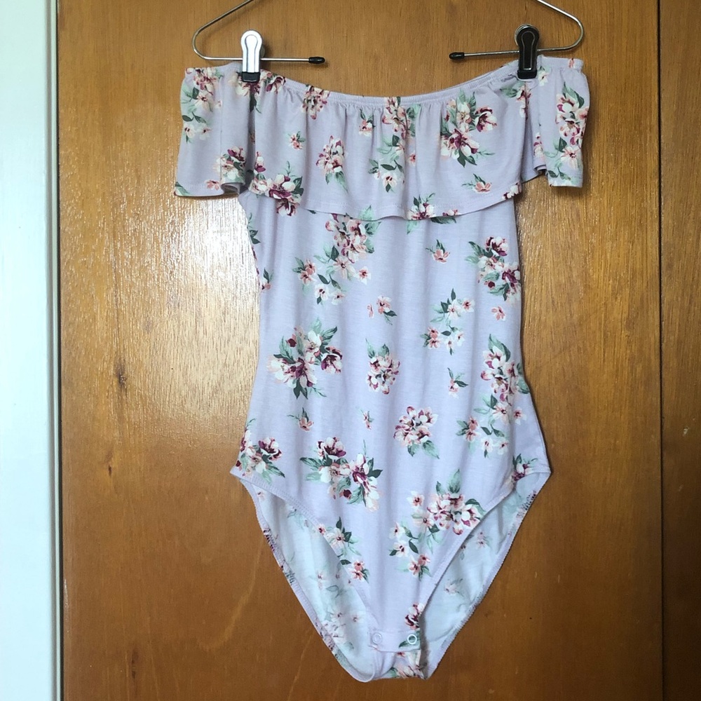 Off the shoulder bodysuit